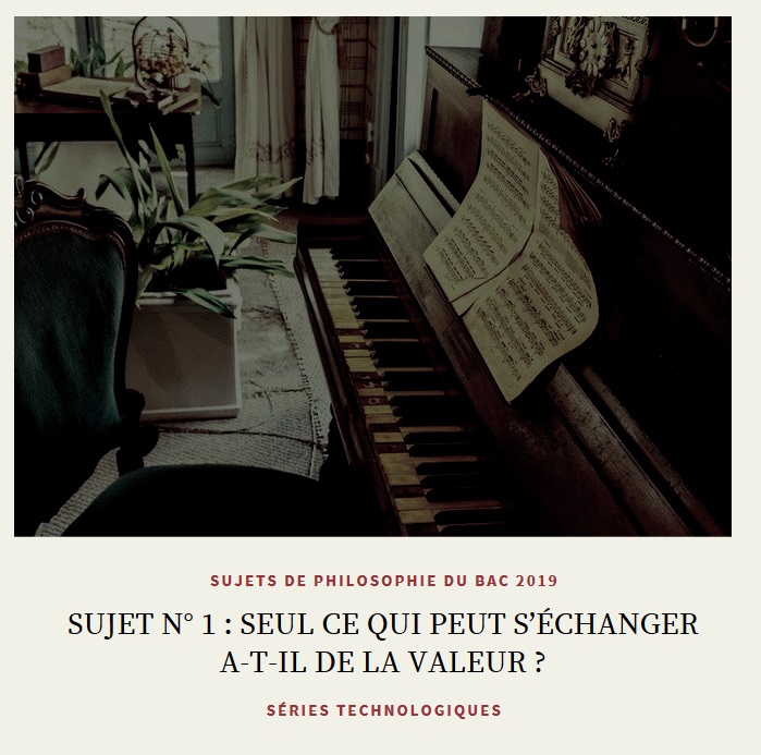 Seul ce qui peut s’échanger a-t-il de la valeur ?