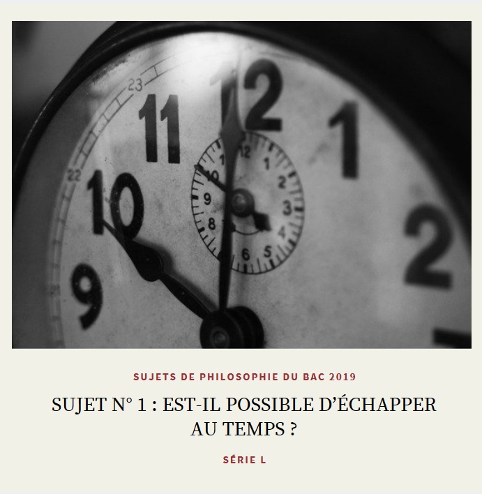 Est-il possible d’échapper au temps ?